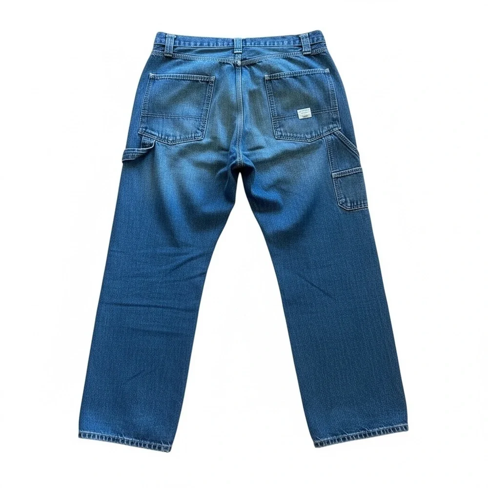 Signature Levi Strauss W36 L30 Carpenter Jeans Relaxed Fit Workwear 100% Cotton
